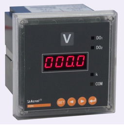 安科瑞PZ72-AV-J數碼顯示單相電壓儀器儀表 精準測量與智能應用的專用儀表